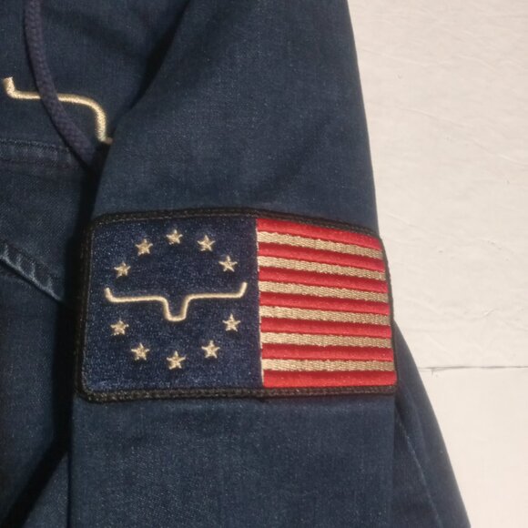 Kimes Ranch Women's DNM-51 Hooded Denim Jacket M - Picture 8 of 11